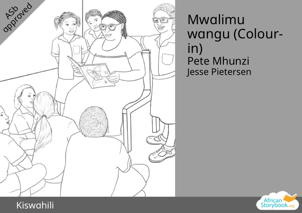 Mwalimu wangu (Colour-in)
