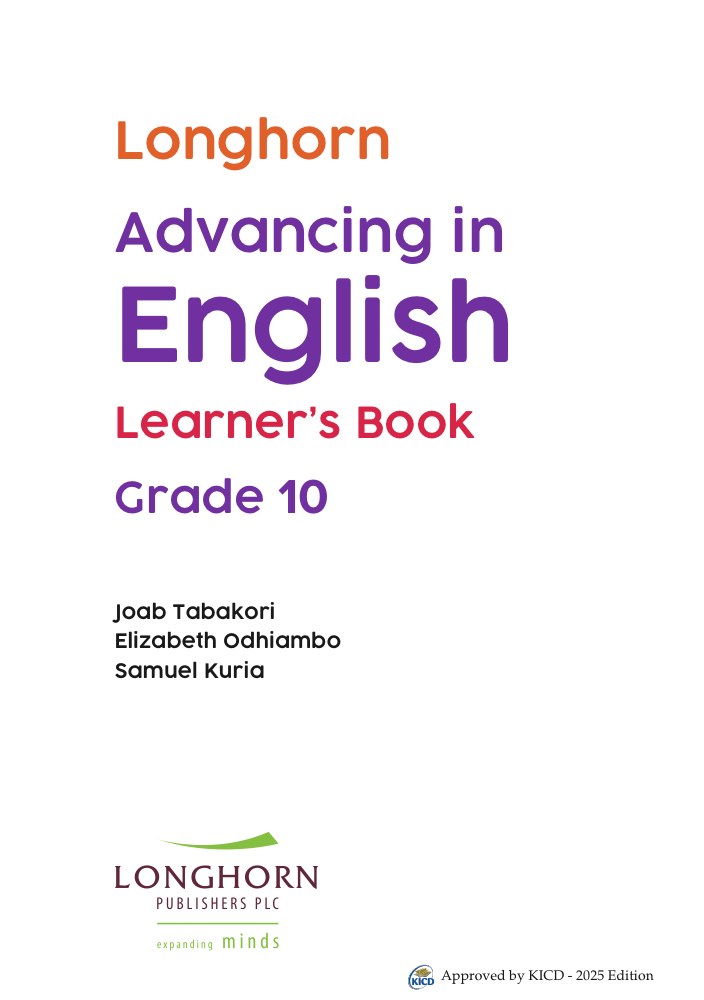 English Grade 10 Learner's Book