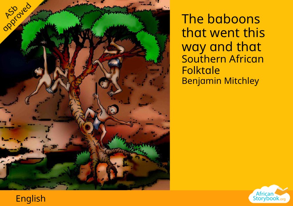 The baboons that went this way and that