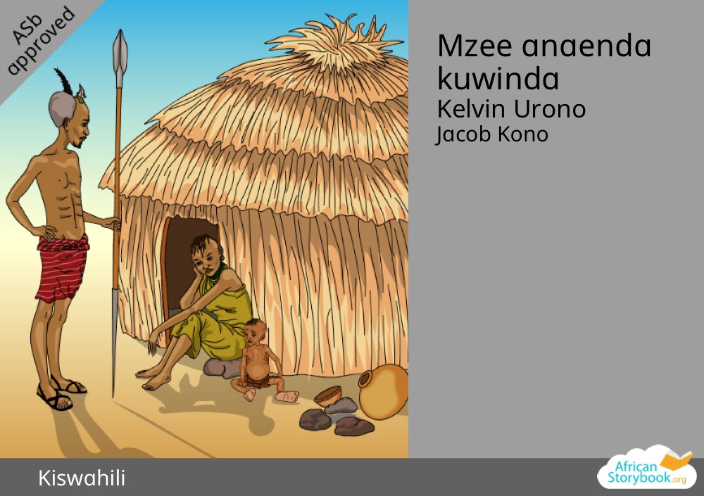 Mzee anaenda kuwinda