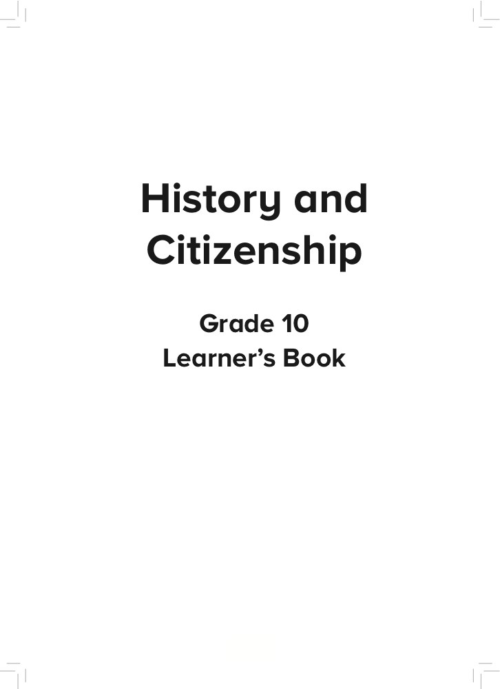 History and Government Grade 10 LB