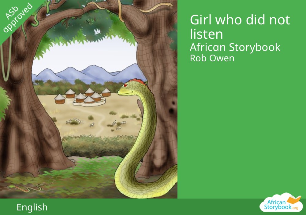 Girl who did not listen