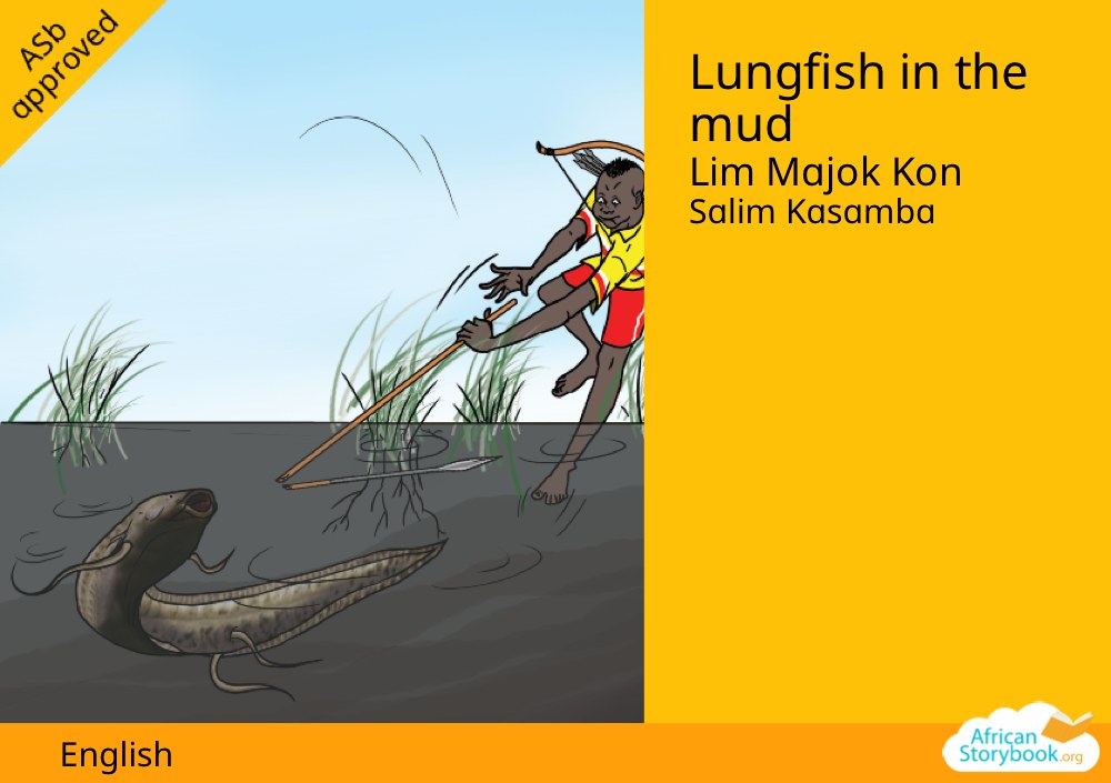 Lungfish in the mud