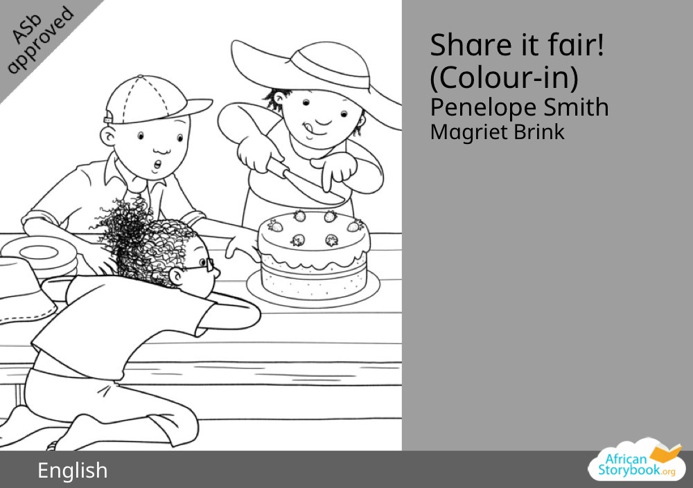Share it fair! (Colour-in)