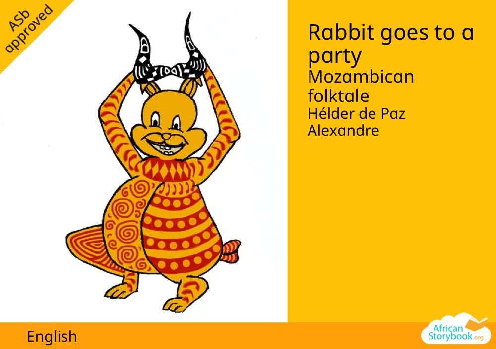 Rabbit goes to a party