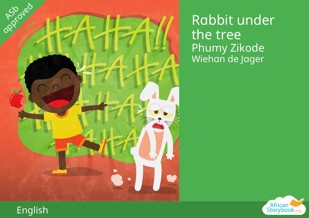 Rabbit under the tree