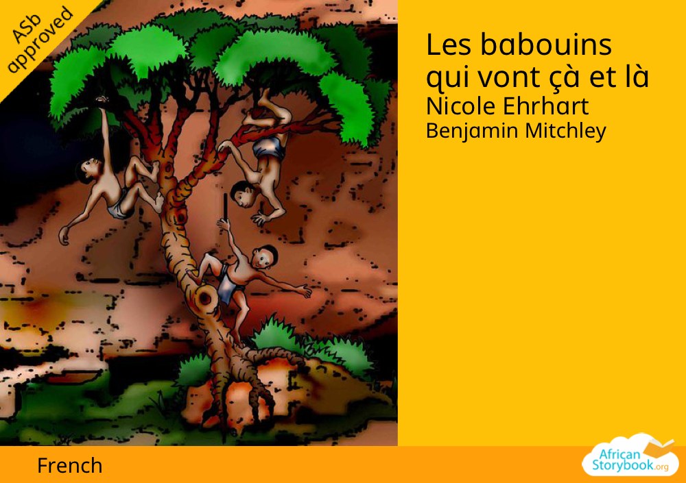 Les babouins qui vont çà et là