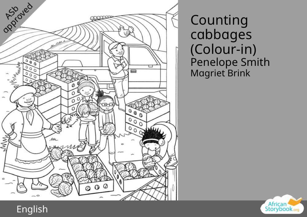 Counting cabbages (Colour-in)