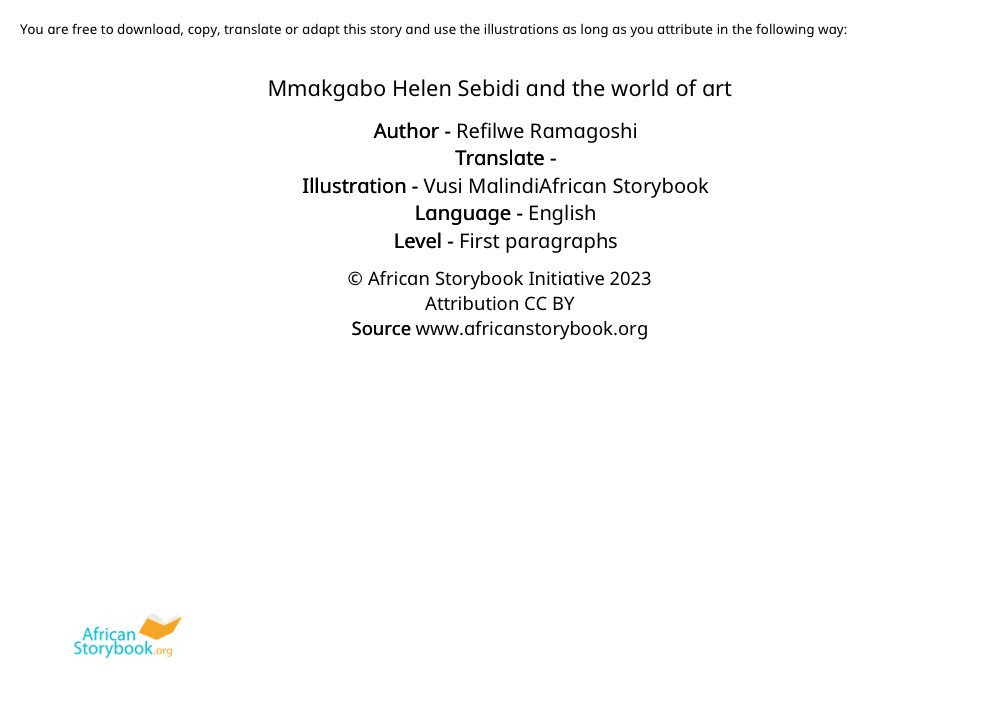Mmakgabo Helen Sebidi and the world of art