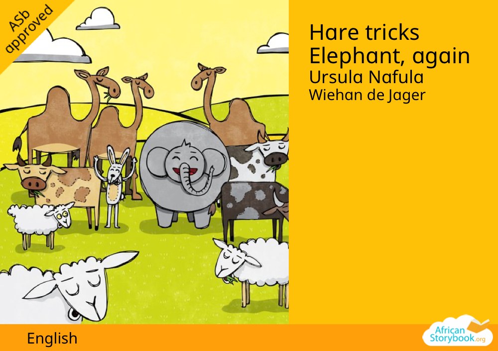 Hare tricks Elephant, again