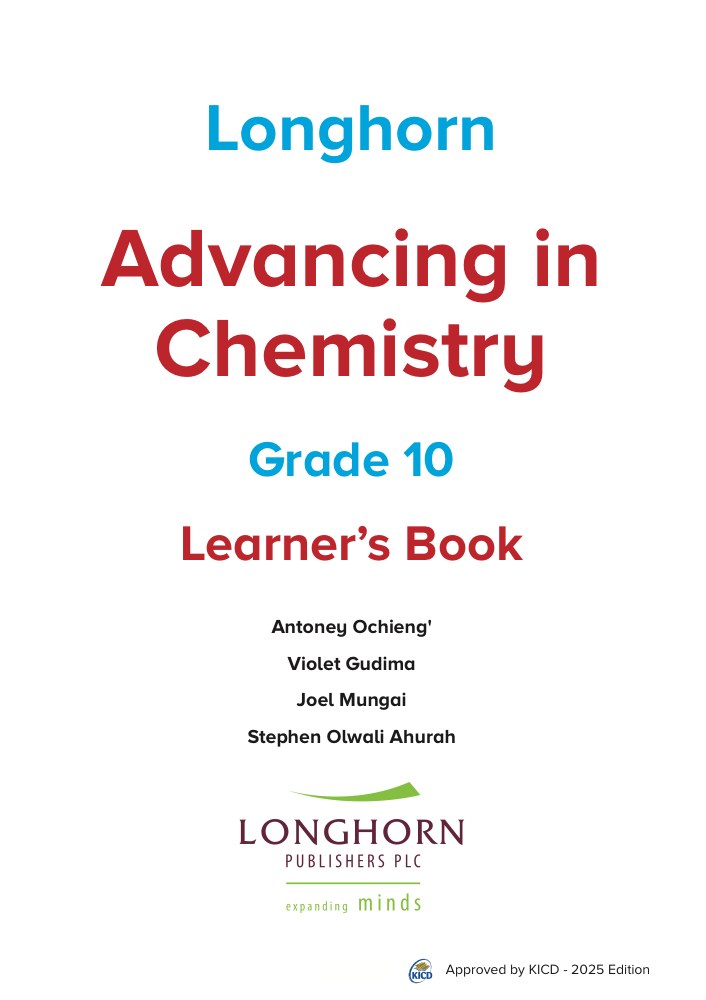 Chemistry Grade 10