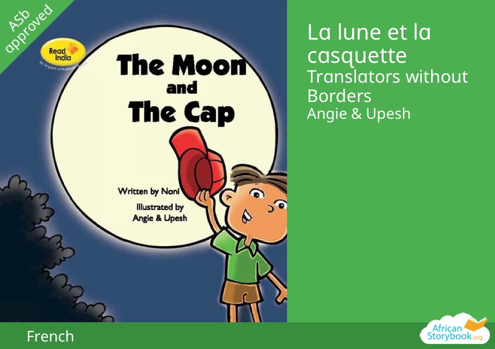La lune et la casquette