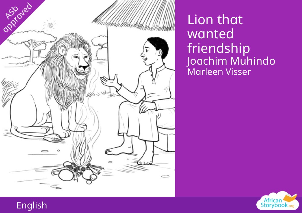 Lion that wanted friendship