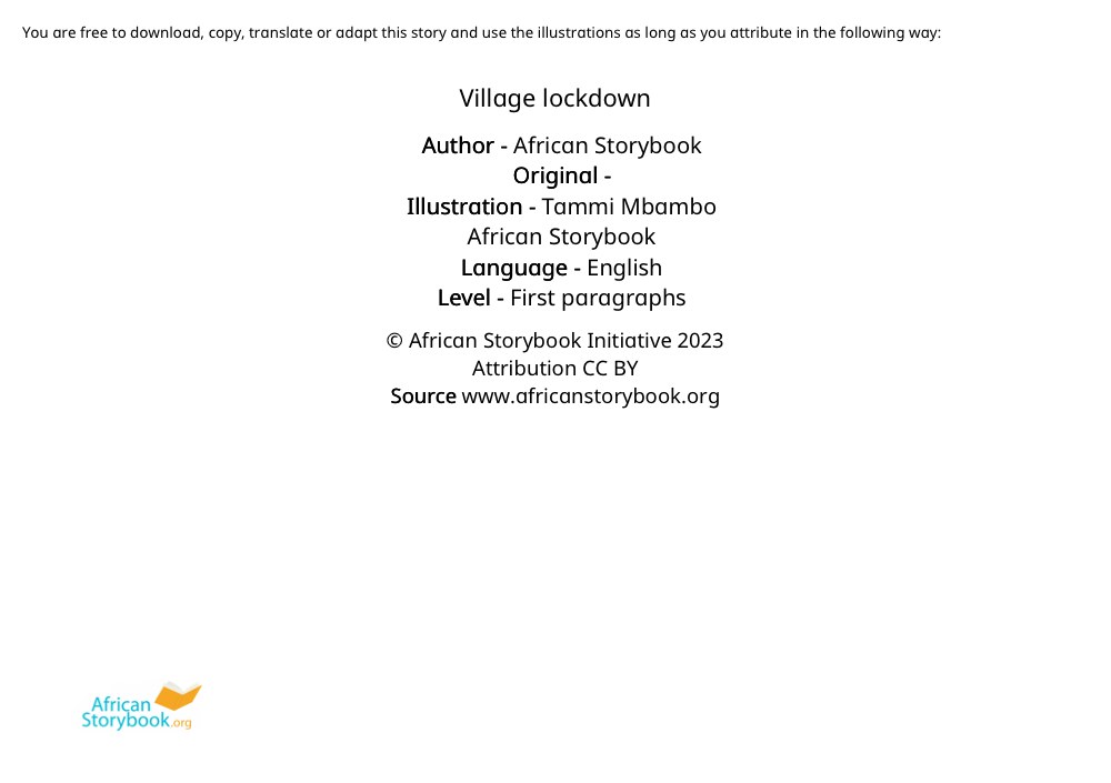 Village lockdown