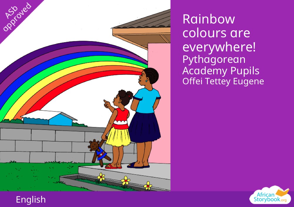 Rainbow colours are everywhere!