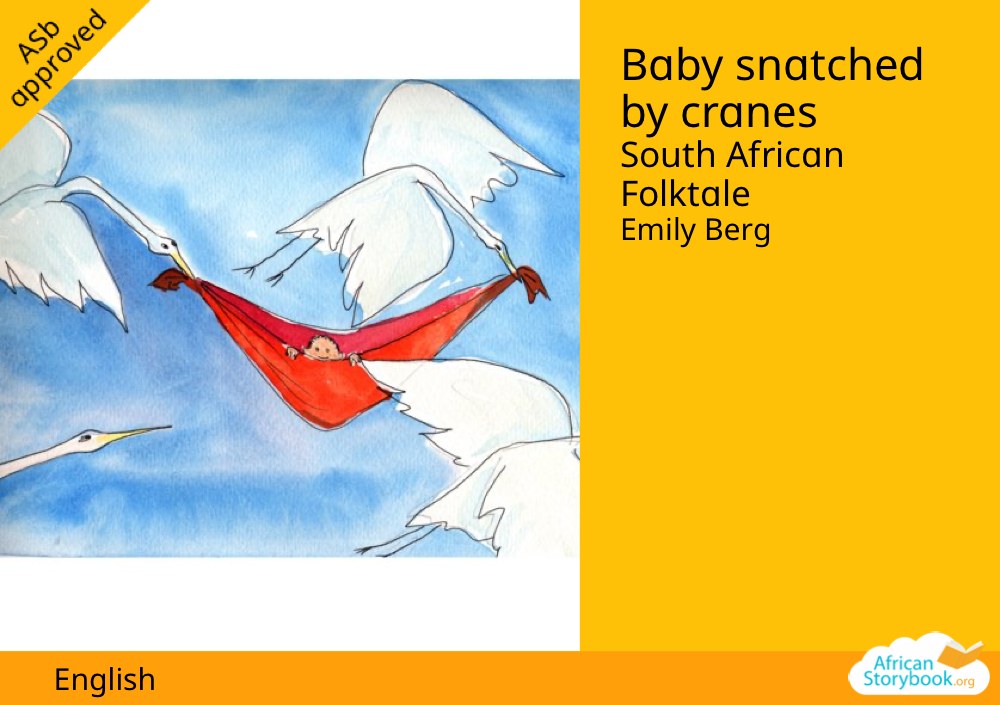 Baby snatched by cranes