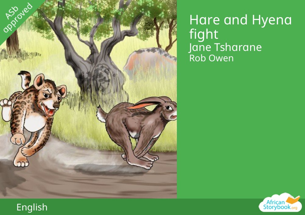 Hare and Hyena fight