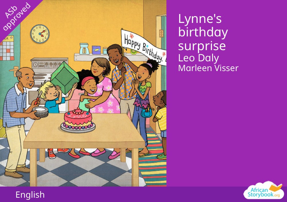 Lynne's birthday surprise