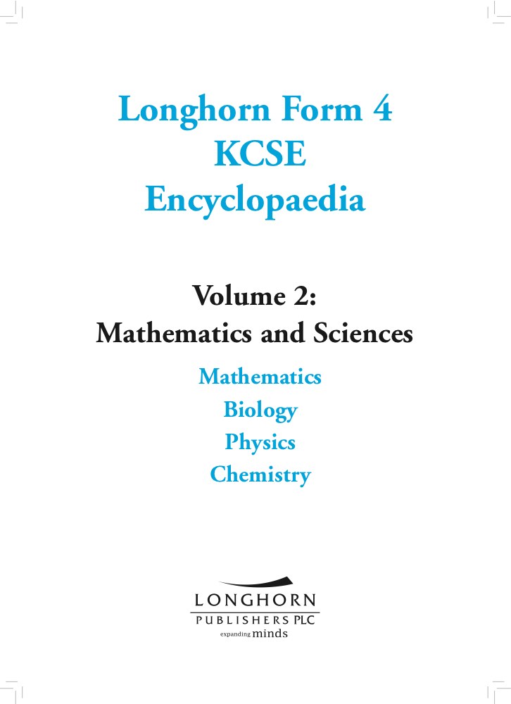 Encyclopaedia Form 4 – Maths & Science