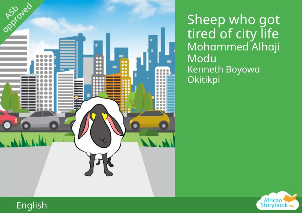 Sheep who got tired of city life