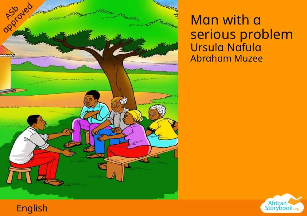 Man with a serious problem