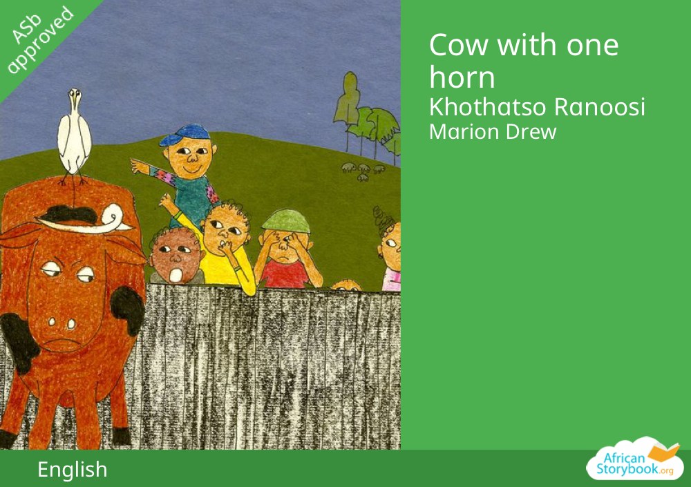 Cow with one horn