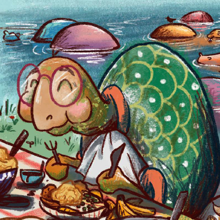 The hippo and the tortoise
