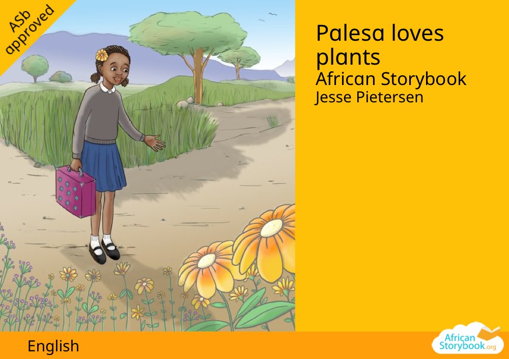 Palesa loves plants