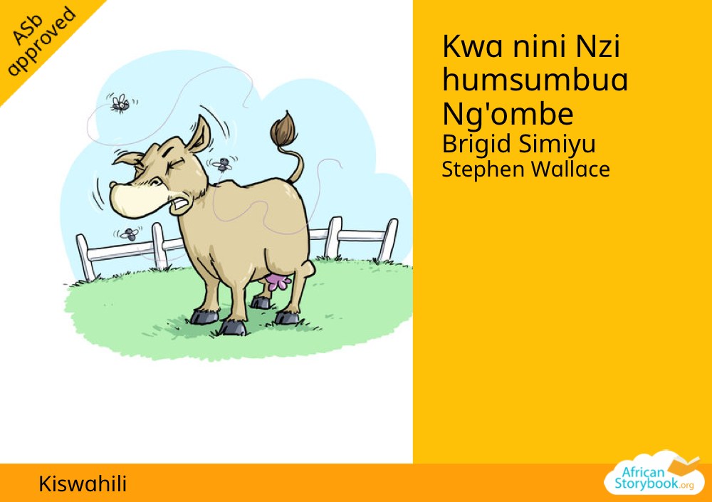 Kwa nini Nzi humsumbua Ng'ombe