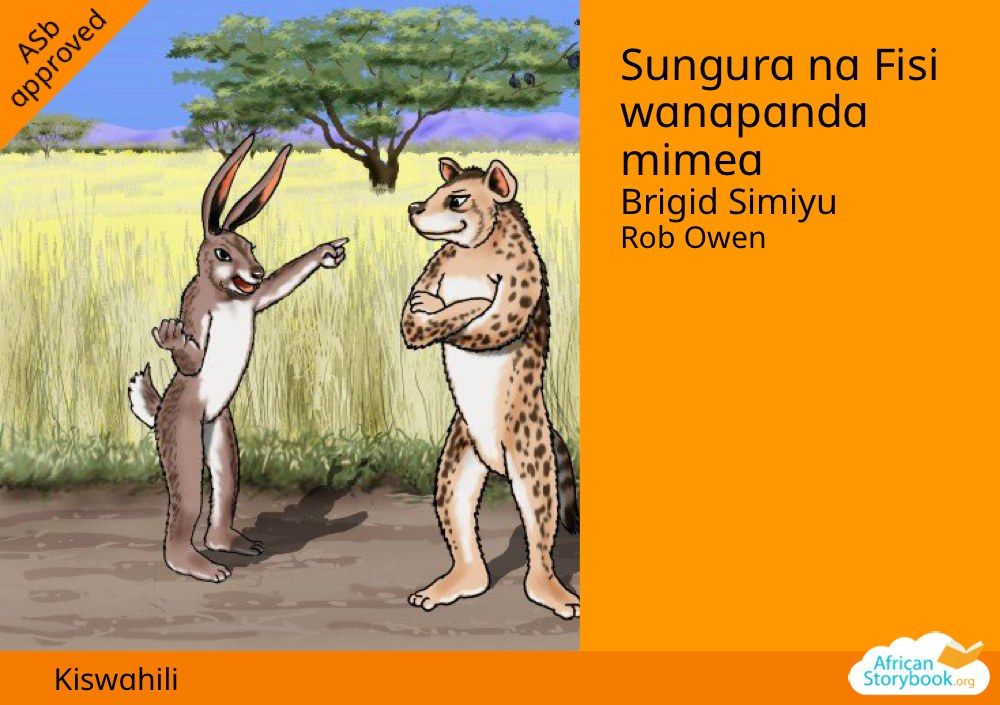 Sungura na Fisi wanapanda mimea