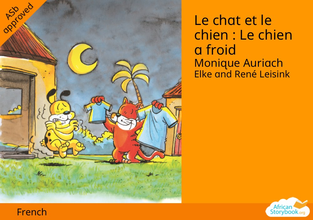 Le chat et le chien : Le chien a froid