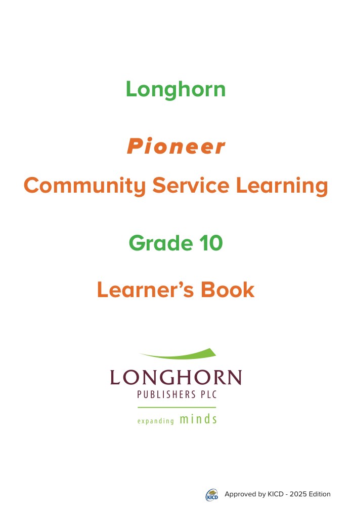 Community Service Learning Grade 10