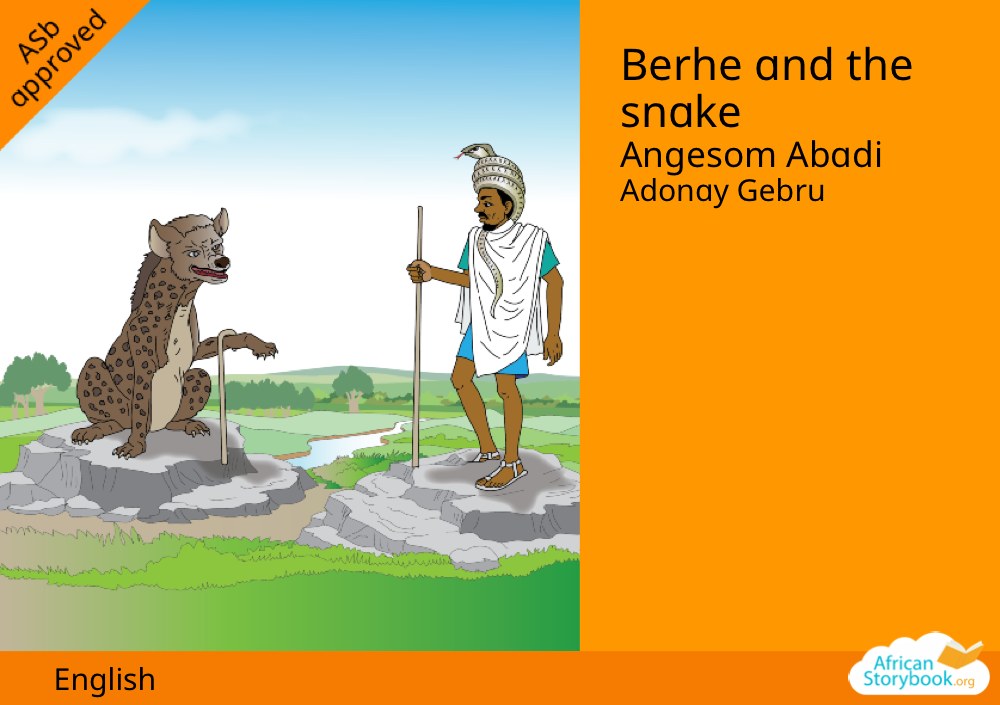 Berhe and the snake
