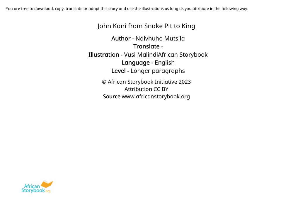 John Kani from Snake Pit to King