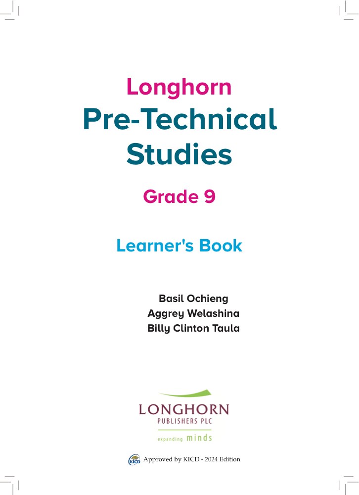 Pre-Technical Studies Grade 9