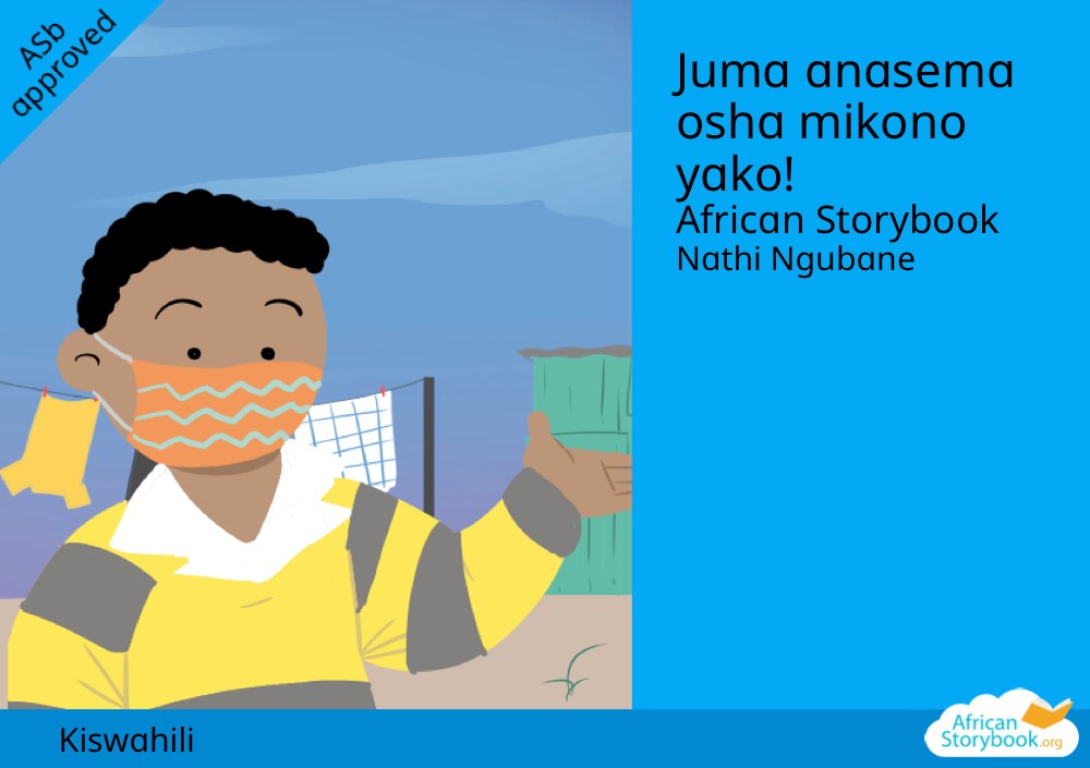 Juma anasema osha mikono yako!