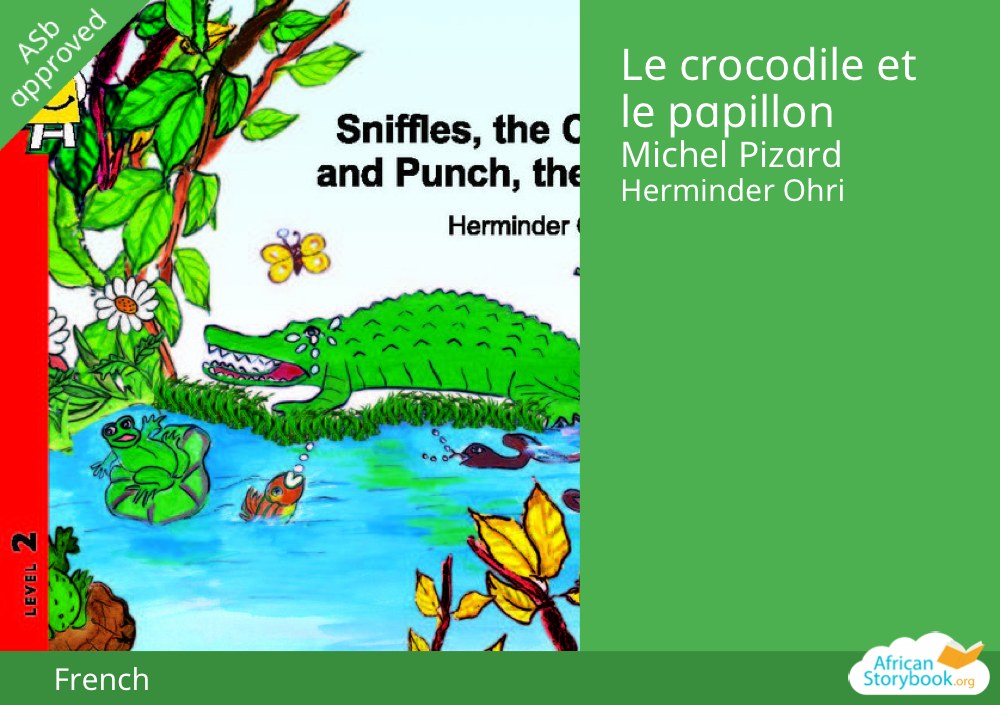 Le crocodile et le papillon