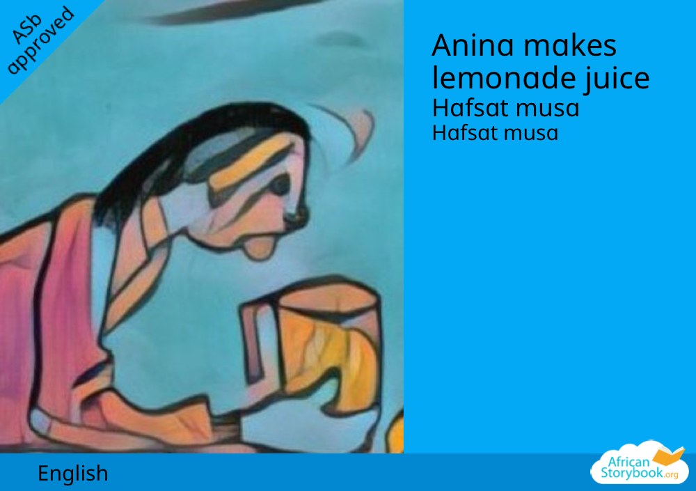 Anina makes lemonade juice