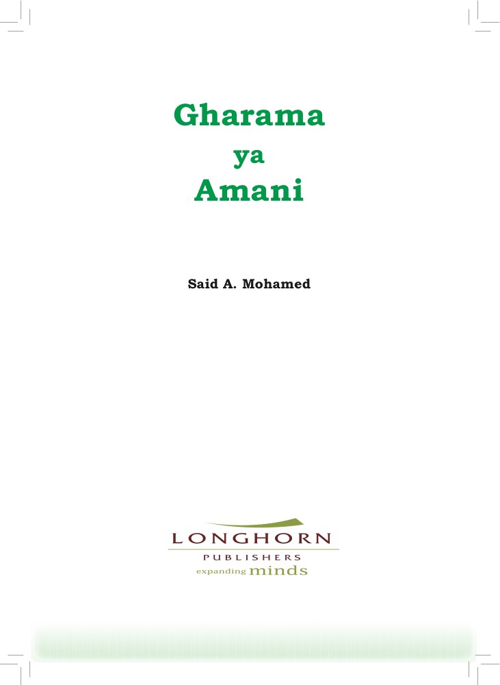 Gharama ya Amani