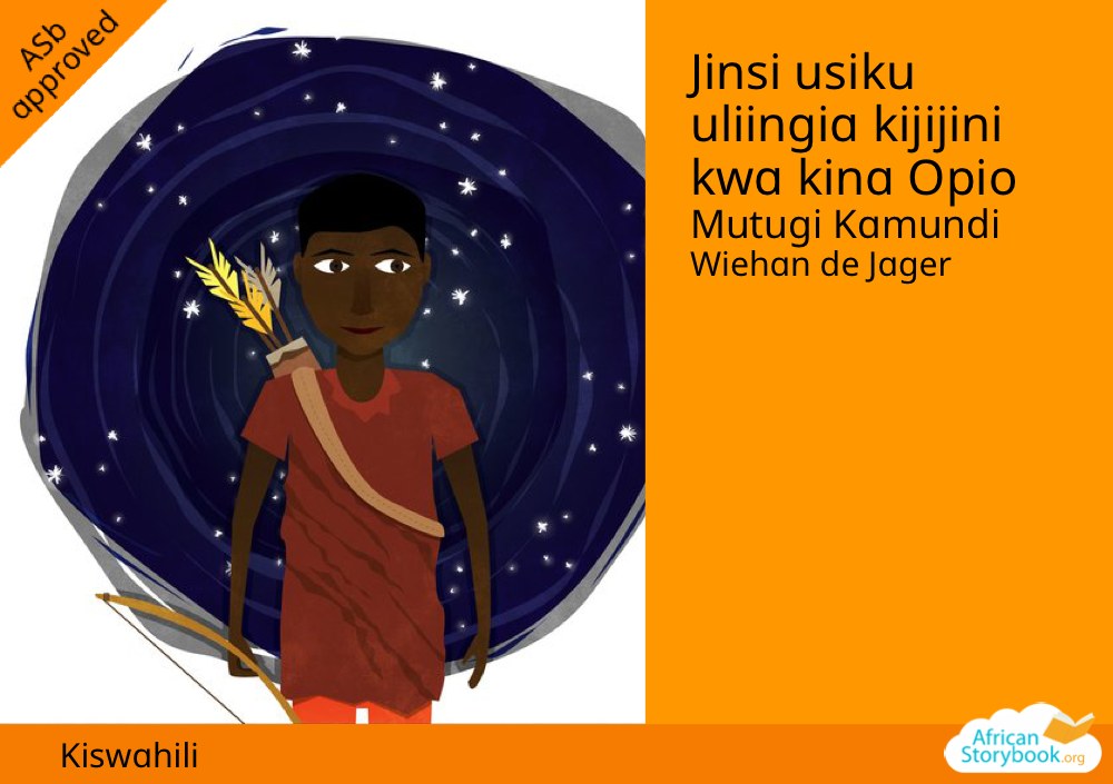 Jinsi usiku uliingia kijijini kwa kina Opio