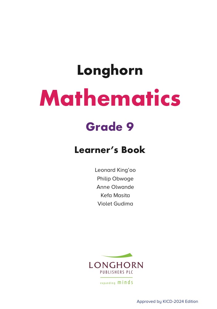 Mathematics Grade 9