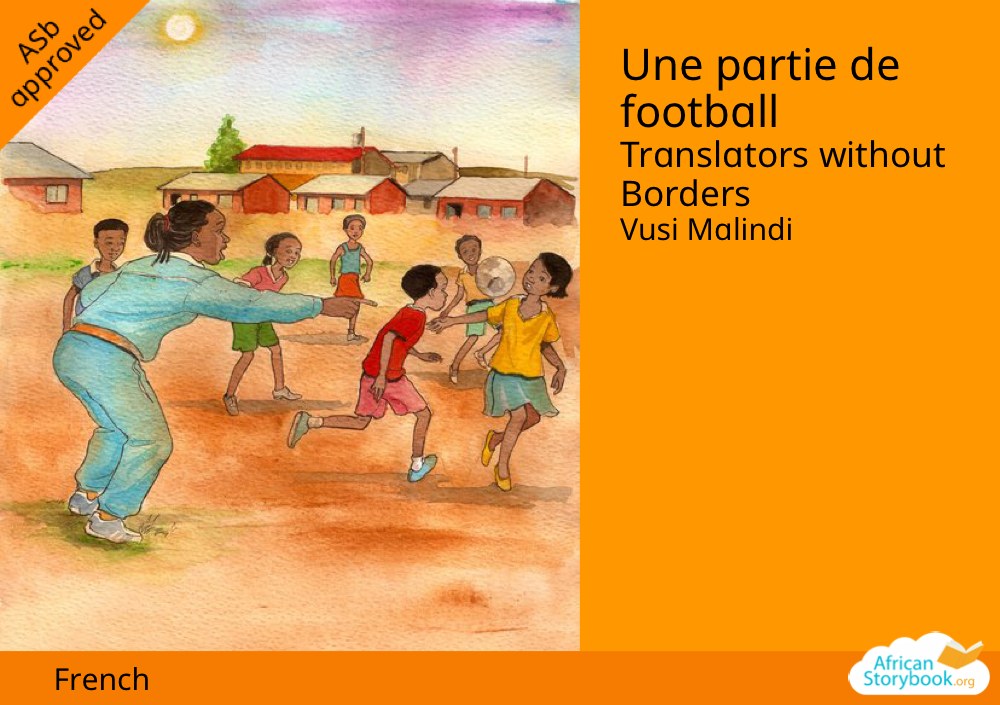 Une partie de football