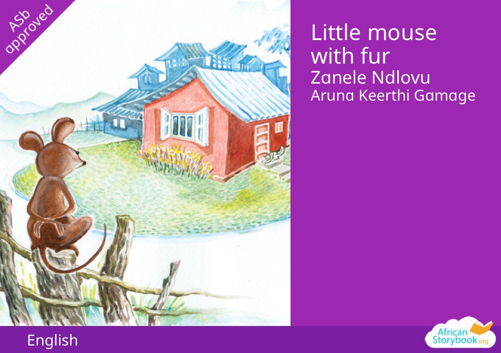 Little mouse with fur
