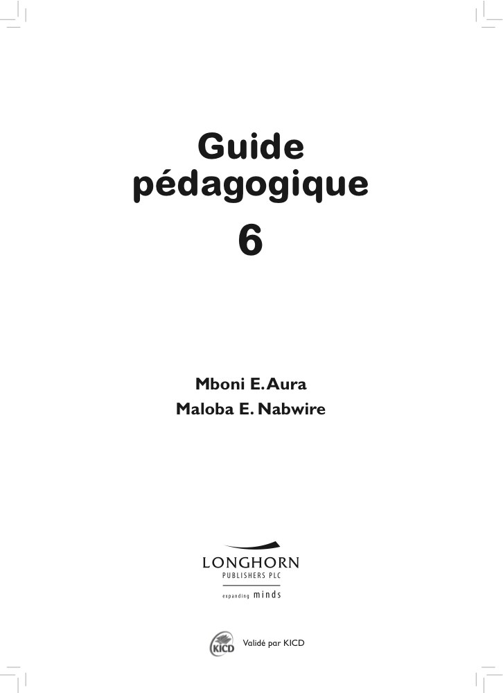 French Grade 6 Teacher's Guide