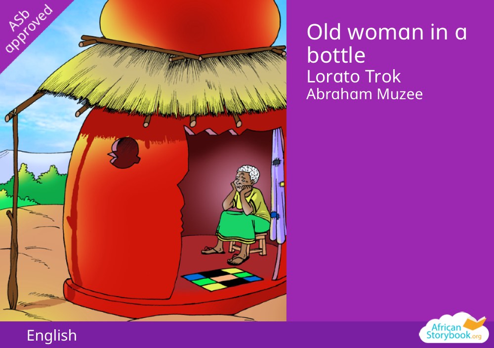 Old woman in a bottle