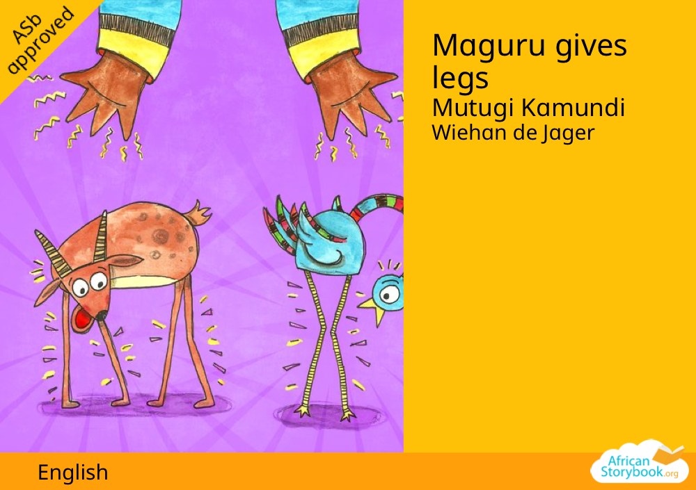 Maguru gives legs